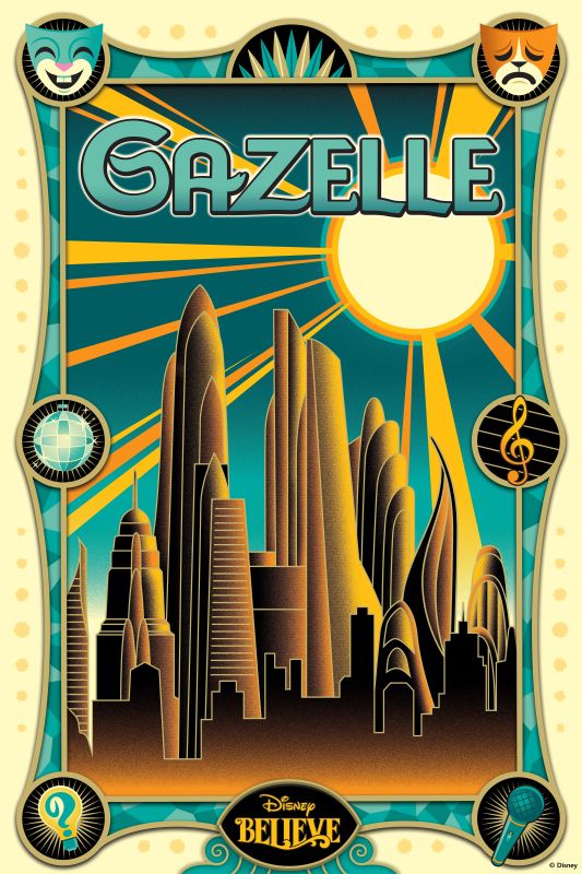 Gazelle Poster Disney Believe