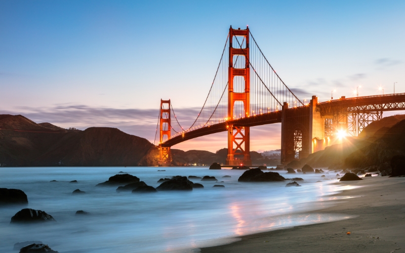 The golden gate bridge