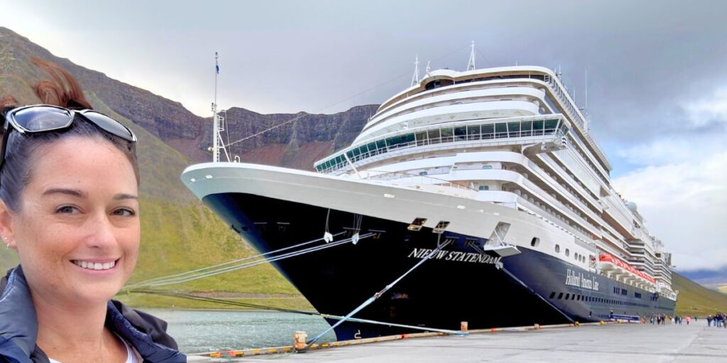 Jenni with Holland America Nieuw Statendam