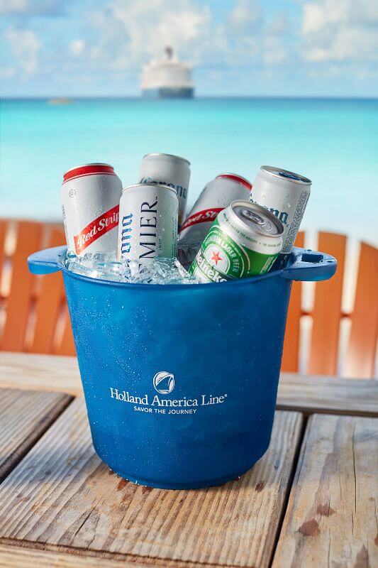 Half Moon Cay beer bucket