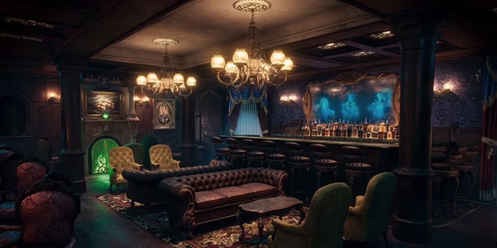 Disney Treasure Haunted Mansion Parlor