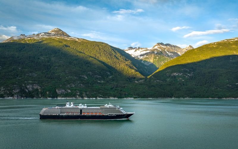 Holland America Line MS Noordam in Skagway, Alaska