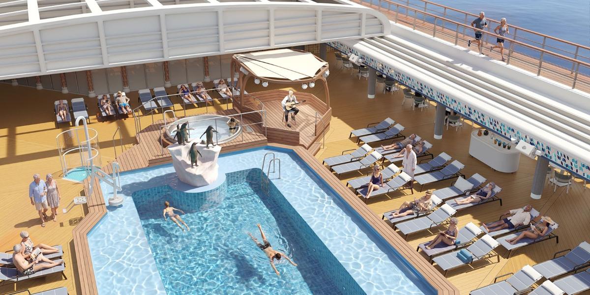 Holland America Pool Deck Bandstand