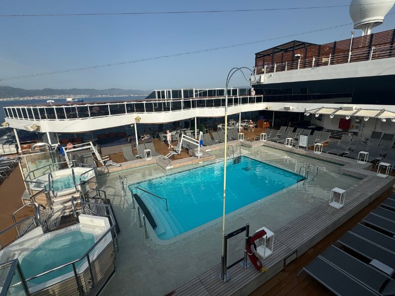 Holland America pool deck