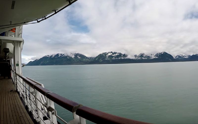 Hubbard Glacier side deck