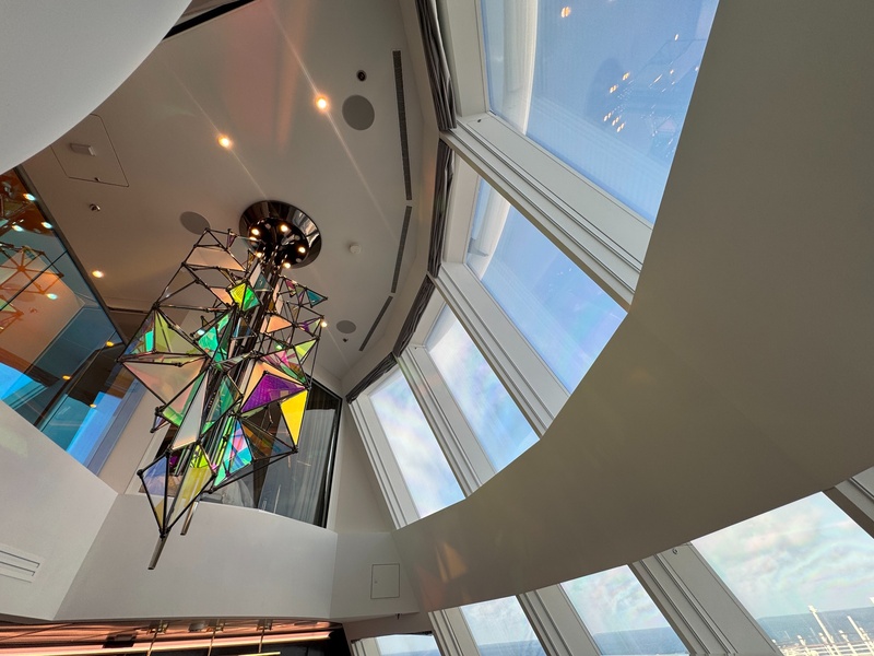 Tomorrow Tower Suite chandelier