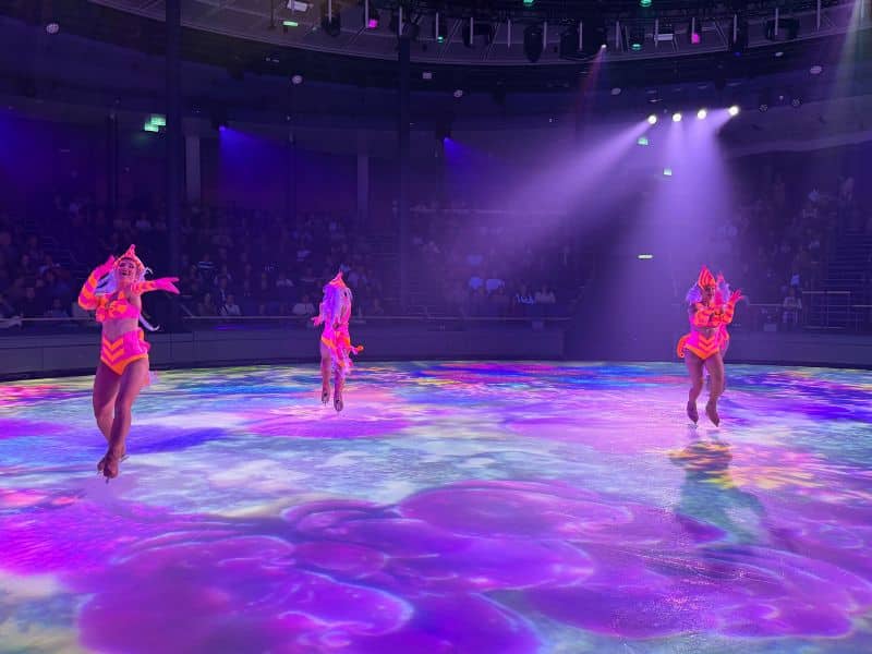 Ice rink performance on Legend of the Seas