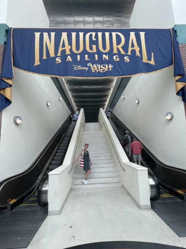 Inaugural voyage of Disney Wish