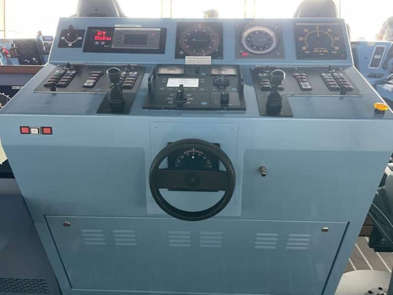 Inside cruise ship bridge - The Ship’s Wheel