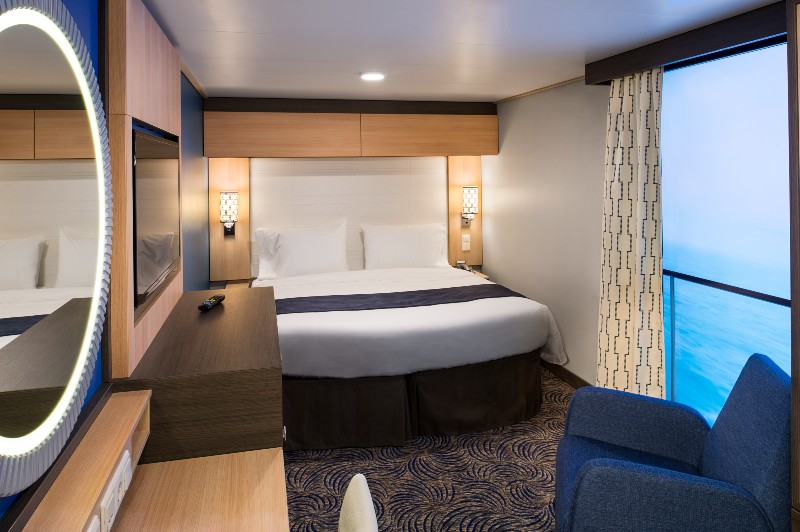 Virtual Balcony stateroom