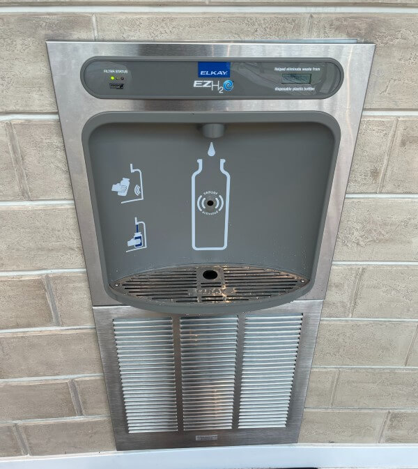 water bottle refill dispenser