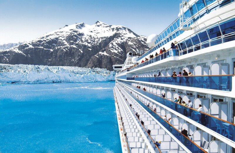 Coral Princess overlooked balconies