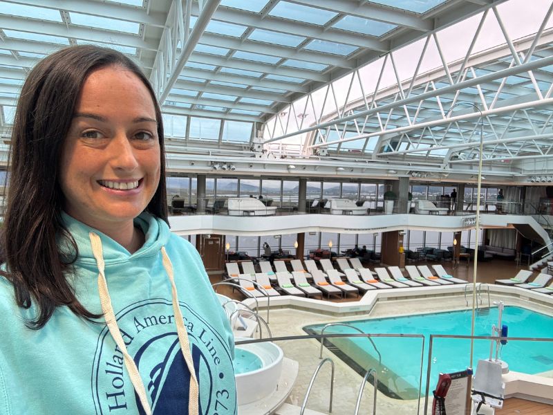 Jenni Holland America pool