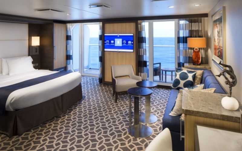 Junior Suite with balcony onboard Anthem of the Seas