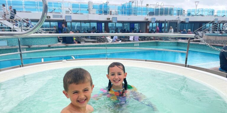 Kids on Princess cruise