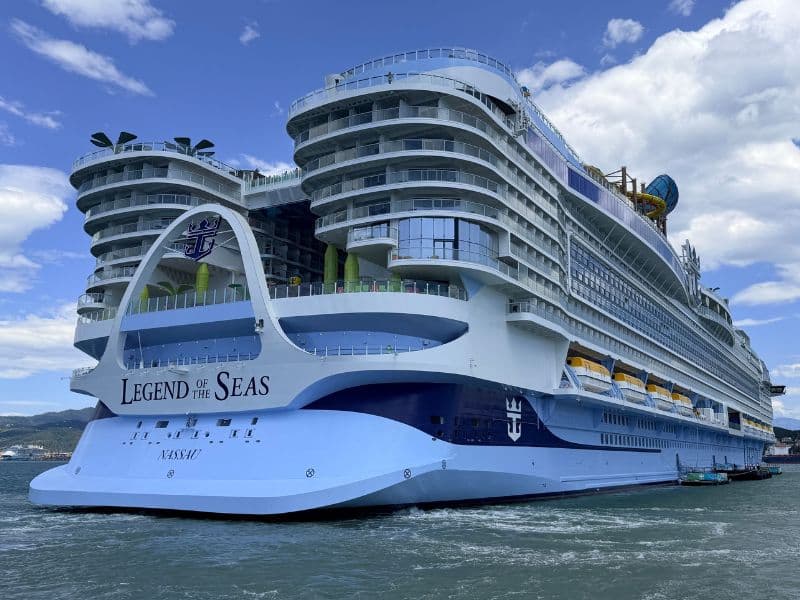 Legend of the Seas view of the aft