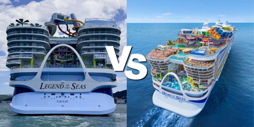 Legend of the Seas vs Hero of the Seas
