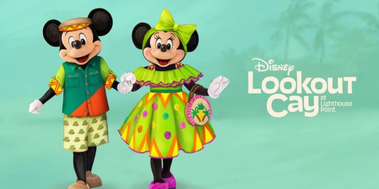 Mickey and Minnie Disney Lighthouse Point Lookout Cay