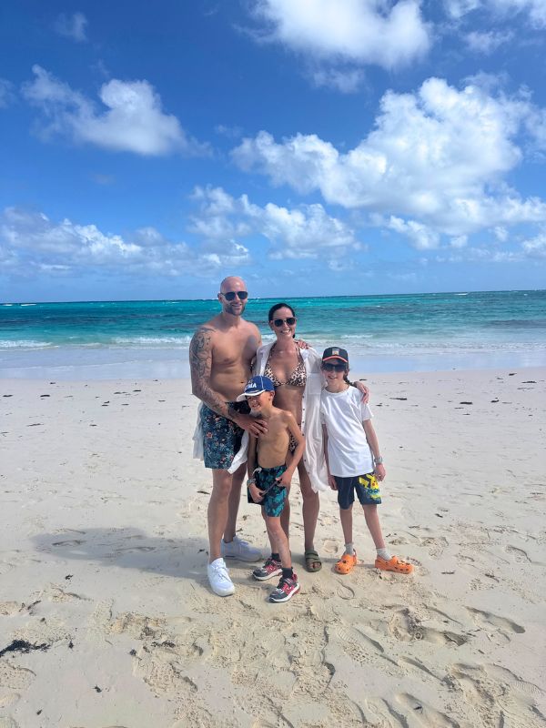 Me and my family at Lookout Cay