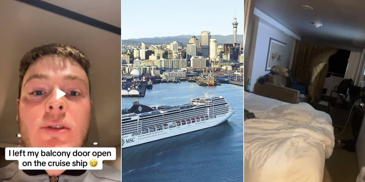 MSC Balcony Door Left Open TikTok