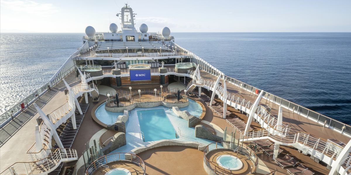 MSC Divina Pool Deck