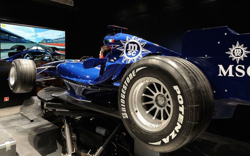 MSC Fantasia's Formula One simulator