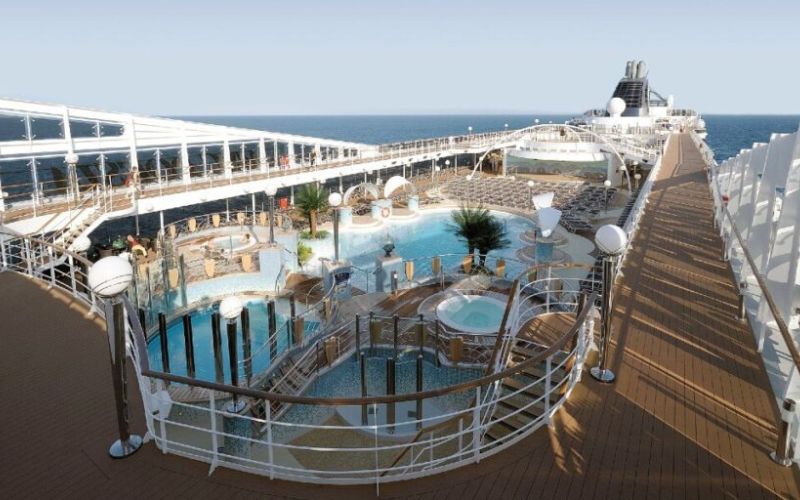 MSC Poesia pool deck