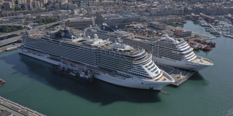 MSC Seaside in Genoa