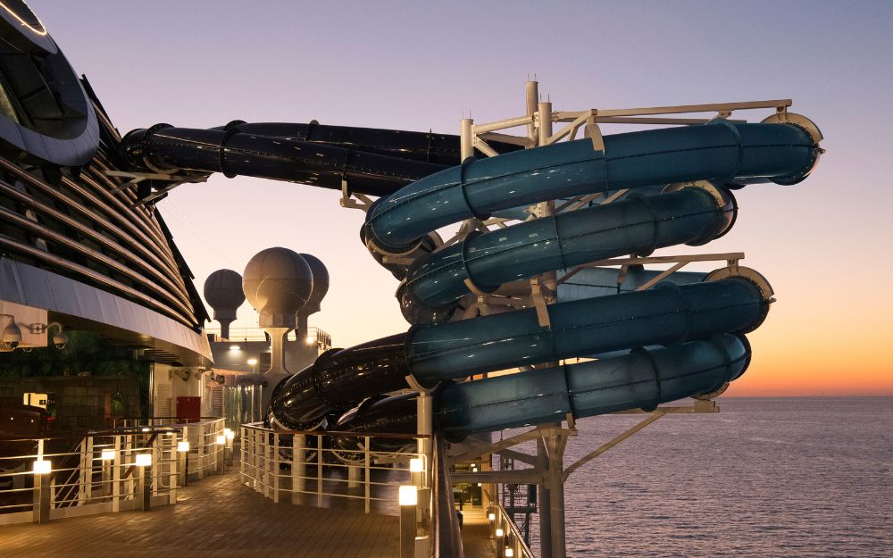 MSC Seaside water slides
