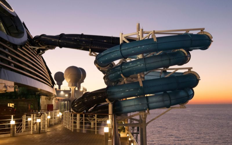 MSC Seaside water slides