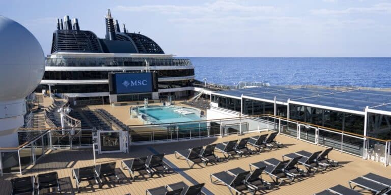 MSC World America Pool Deck