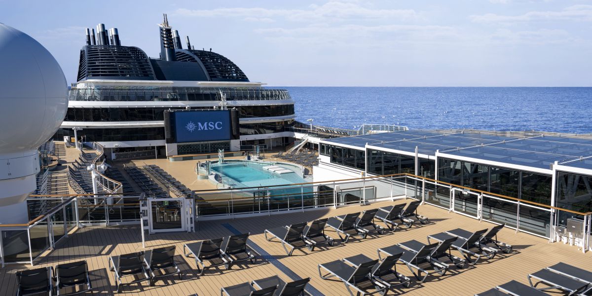 MSC World America Pool Deck