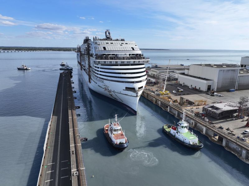 MSC World Atlantic Float Out 2