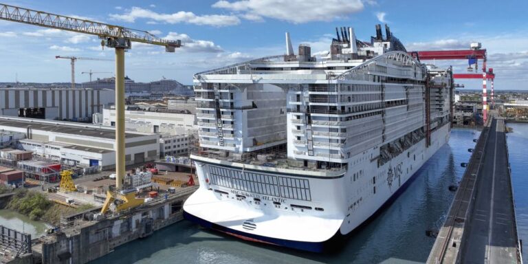 MSC World Atlantic Float Out