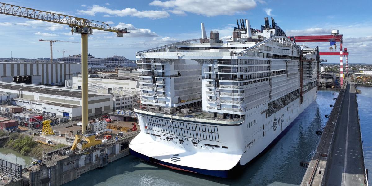 MSC World Atlantic Float Out