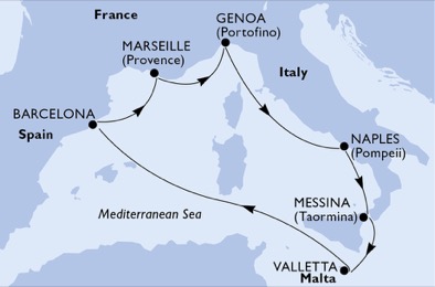 MSC World Europa cruise