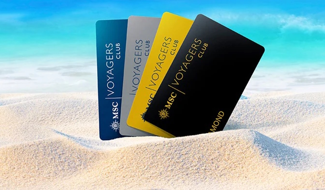 MSC Voyagers Club Status Cards