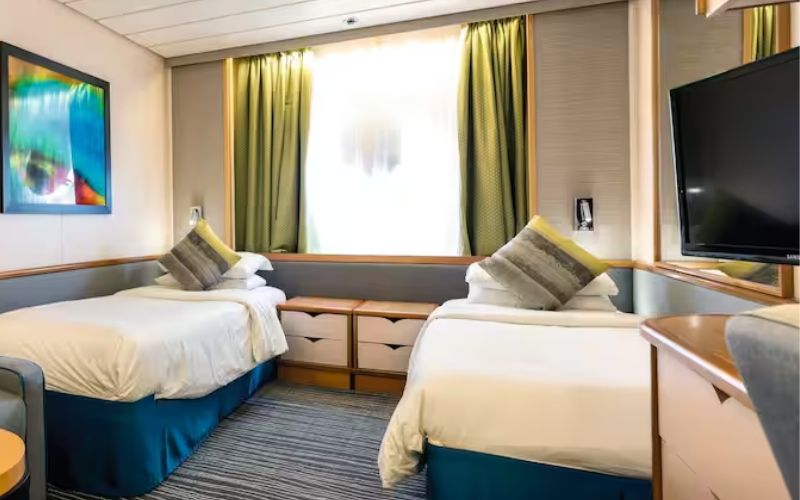 Outside cabin on Marella Discovery