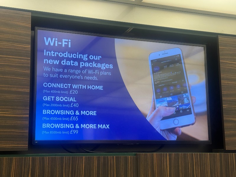 Marella wifi prices