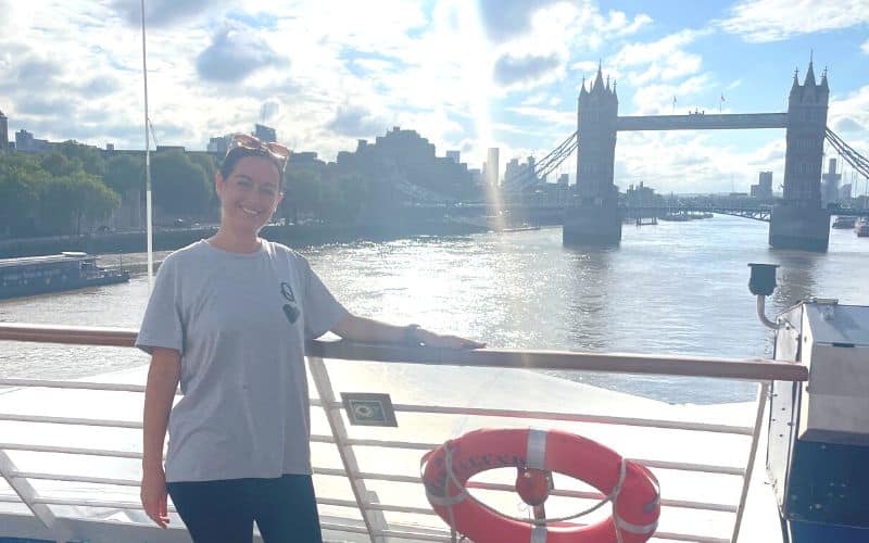 Me on Star Legend with Tower Bridge