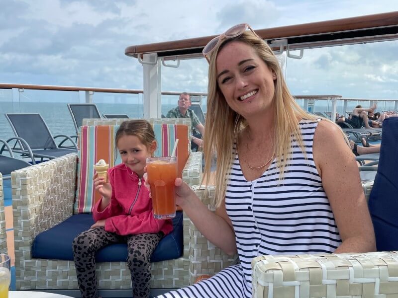 Me with a drink on Anthem of the Seas