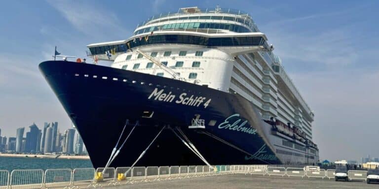 Mein Shiff moored