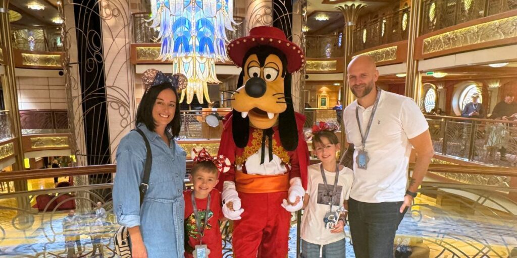 My family on a Disney cruise