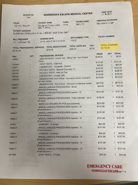 NCL Medical Bill