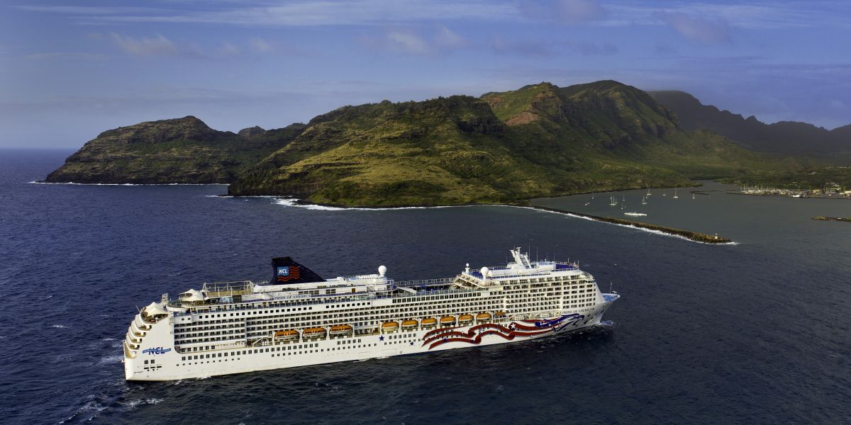 Pride of America ship in Hawaii