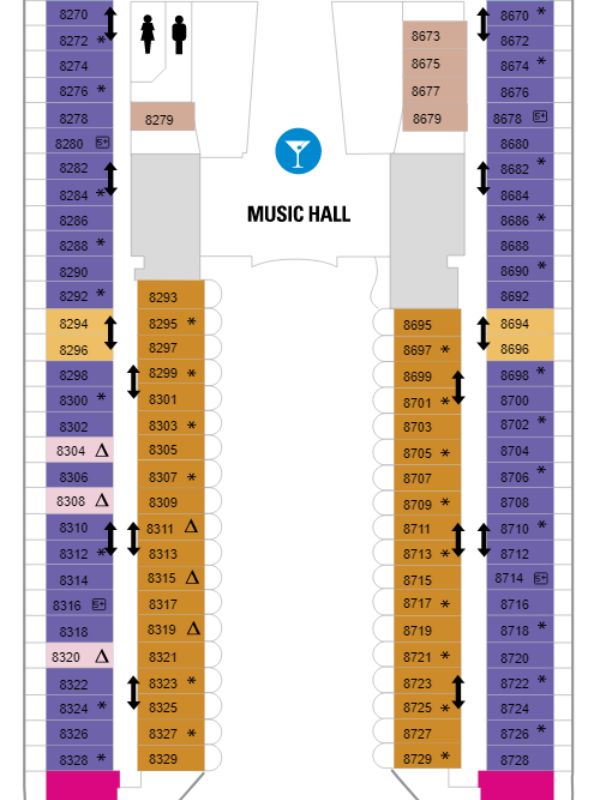 Oasis of the Seas Deck Plan