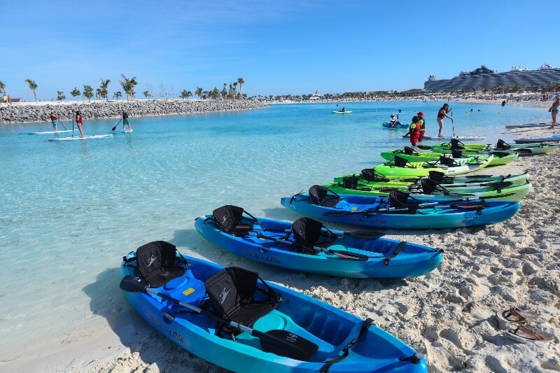 Kayaking and paddleboarding