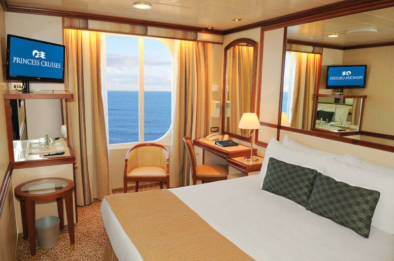 Coral Princess OceanView Cabin