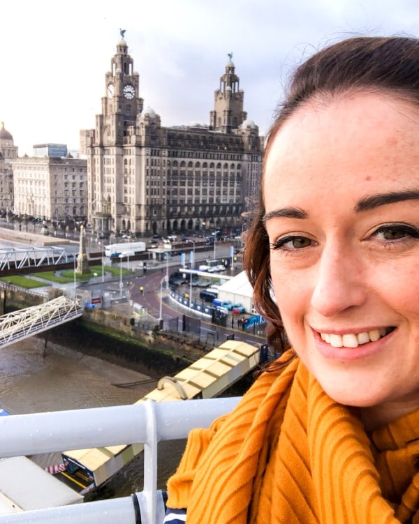 Me on a cruise ship in Liverpool