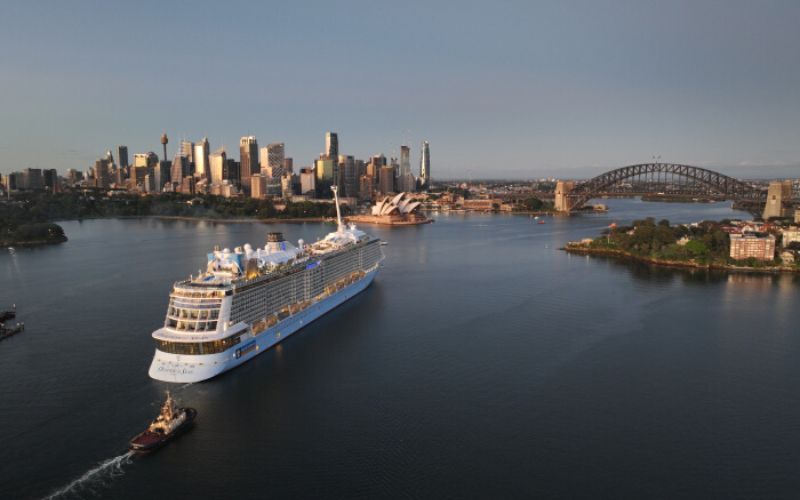 Ovation of the Seas in Sydney